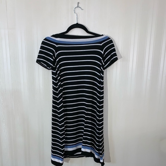 Max studio stripe‎ short sleeve dress size XS - Picture 2 of 5